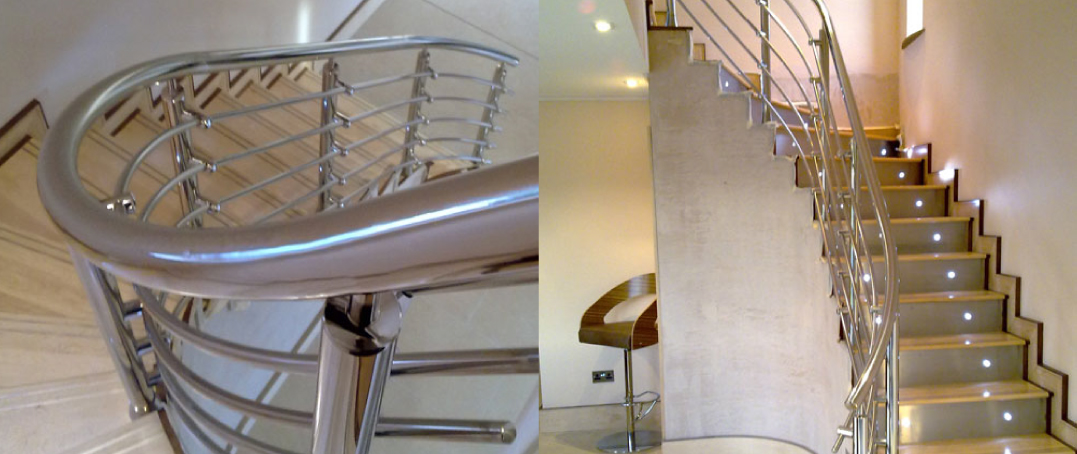 stainless steel staircase