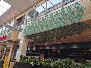 custom metalwork at Nandos Cardiff